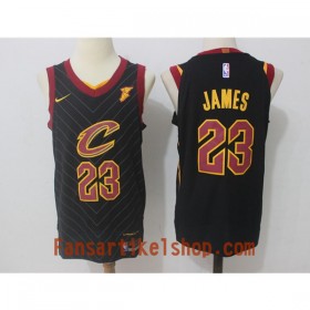NBA Cleveland Cavaliers Trikot LeBron James 23 Nike 2017-18 Schwarz Swingman - Herren